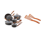 Rachael Ray - 16802 Rachael Ray Cucina Nonstick Cookware Pots and Pans Set